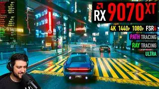 RX 9070 XT - Cyberpunk 2077 - Ultra, Ray Tracing & Path Tracing Tested!