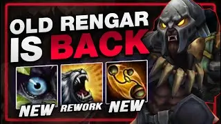 NEW RENGAR UPDATE: OLD RENGAR IS BACK! | RENGAR REWORK 11.17 FIRST IMPRESSIONS!