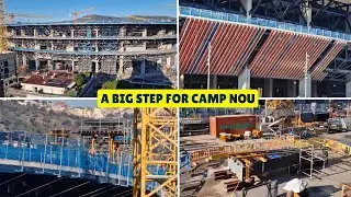 Camp Nou Transformation Update &ndash; Tribune, Lateral & Ramp Progress