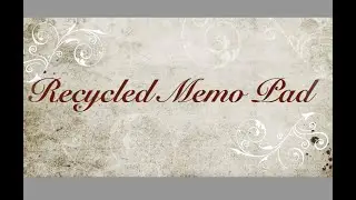 recycled memo pad