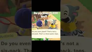 Do You Even LIFT Bro?! 😤💪 #animalcrossing #animalcrossingnewhorizons #acnh #workout #funny #shorts