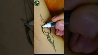 Cool tattoo design by Black Gel Pen (4)🖊️ #artist #diytattoo   #arttips #arttutorial #treanding