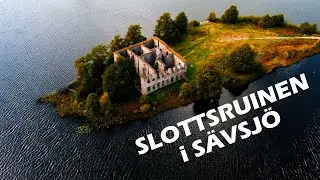 Eksj&ouml;hovg&aring;rds Slottsruin utanf&ouml;r S&auml;vsj&ouml;