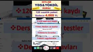 Bilgi i&ccedil;in whatsapp'tan mesaj atın. #yds  #y&ouml;kdil #ingilizce #sağlık #fen #sosyal #examenglish