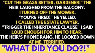 The Heir Fired Me, So I Triggered the Inheritance Clause | Corporate Revenge
