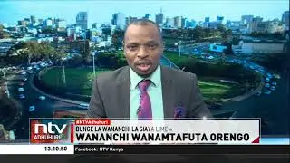 Wananchi kutoka Siaya wanataka maelezo kuhusu kutoweka kwa gavana Orengo kwa muda