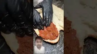 Thai beef burger 🥵 street food #beef #burger #vlog #viral #youtubeshorts #streetfood #shorts