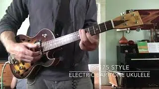 ES-175 Style Electric Baritone Ukulele