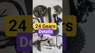 Shimano 24 Gears for Mtb Cycle and Hybrid Cycle - Complete Set Details [Hindi]