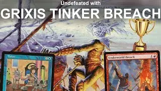 ICE, ICE, BABY! Vintage Grixis Tinker Breach Combo. Brain Freeze Citadel Undefeated 5-0 Trophy MTG