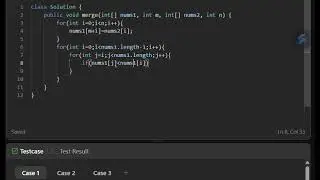 88: Merge Sorted Array
