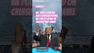 It costs what it costs! 💰🛳️ #travel #money #trump