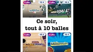 FDJ : Ce soir, tout à 10 balles