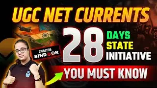 Operation Sindoor Explained: Indian Army Strikes 9 Terror Bases | UGC NET Current Affairs