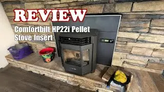 Comfortbilt HP22i Pellet Stove Fireplace Insert Heats - Review 2025