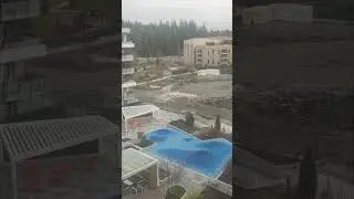 Recording construction site outside the window, Vancouver, December 30, 2025