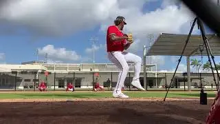 Jarlin Susana Throws Bullpen Session with Washington Nationals! (2025 MLB Spring Training)