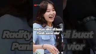 Raditya dika dibuat panik sama vior. 😂😂 #vior #radityadika