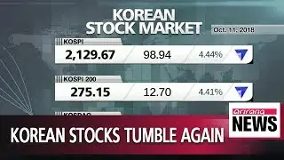 South Korean shares dive more than 4 percent on growth woes