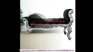Wooden Recliners and loungers | stone and woods | Handicraft loungers | Silver loungers