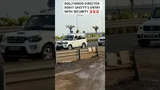 BOLLYWOOD DIRECTOR ROHIT SHETTY&rsquo;S ENTRY IN HIS MERCEDES G63AMG WITH POLICE SECURITY #SHORTS#INDIA#vi