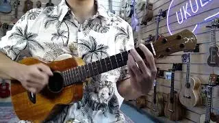 aNueNue Koa Bird Tenor Ukulele Sound Demo - UT1K