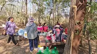 เตรียมงานทอดผ้าป่าสามัคคีสำนักสงฆ์จำปาดงเหนือ#ลุงพลป้าแต๋นแฟมิลี่ 