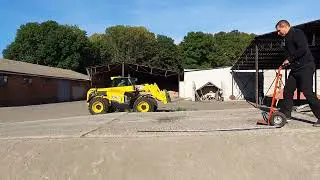 Доставка телескопического погрузчика JCB 531-70 нашему клиенту с Харьковской обл.