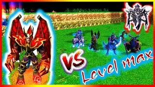Warcraft 3 Tichondrius vs night elf heroes