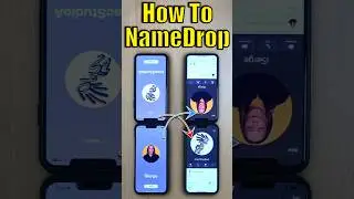 How To Use NameDrop #shorts