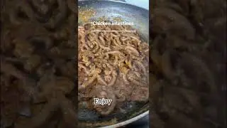 Chicken intestines recipe #shorts #youtubeshorts #africanfood #chickenrecipes