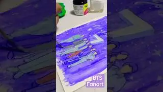 BTS acrylic painting // BTS Fanart #bts #fanart #btsfanart #acrylicpainting #artchannel #btsarmy
