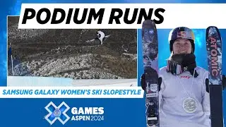 Samsung Galaxy Women&rsquo;s Ski Slopestyle: Top 3 Runs | X Games Aspen 2024