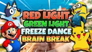 Red Light Green Light Freeze Dance Brian Break | GoNoodle