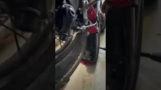 Tomo free folding electric bike back tire change (rare video topic)