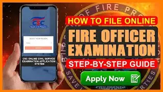 HOW TO FILE FIRE OFFICER EXAMINATION ONLINE