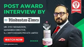 Our Director Mr. Syed Nizamuddin Interviewed by @HT-Videos for  Achieving MSME Award | SJ AgriTech