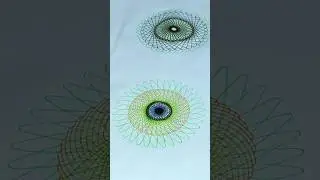 Relaxing Spiral Pattern #shorts #spirograph #satisfying #pattern #asmr  #art #viral #drawing