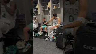 Deuce really said &ldquo;We almost lost&rdquo; after Game 3 in Dallas 😂 #celtics #nba #shorts