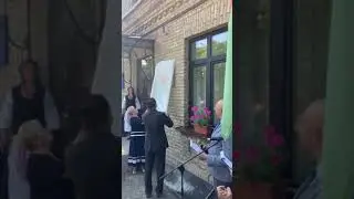 Торжественное открытие мемориальной доски Герою Социалистического Труда -Л.Г.Клецкову