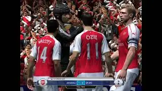FIFA 14 Gameplay Arsenal vs Tottenham Hotspur (FIFA 16 roster)