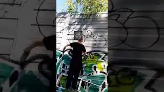 BRAER graffiti bombing #graffiti #рекомендации #граффити #векман #shorts #short #mural #art #hiphop