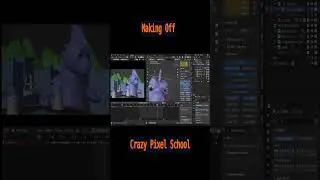 Animation Speed - Crazy Pixel School - Anima Jam 2023 #shorts #blender3D #animation3D #crazypixel