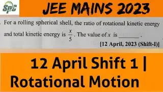 For a rolling spherical shell, the ratio of rotational kinetic energy and total kinetic energy is x/