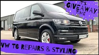 Volkswagen Transporter T6 MODS! - Bodywork Repairs - Hydro Dipping - Painting Brake Callipers