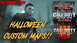 HALLOWEEN MAPS ALL DAY!! WAW-BO3 Custom Zombies!!!  |  !contest !chubb !chubbtime