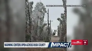 Warming centers open across Rusk County