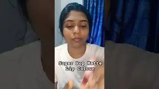 Sugar Pop Matte Lipstick Review| Affordable Liquid Lipstick Brown Skin Tone- Lipstick under 250