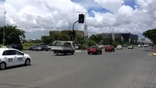 Aseana City - Manila, Philippines&lrm; - Traffic Signal Light  Jul 2014