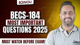 BECS 184 Question Paper June 2025 Solved | BECS 184 Data Analysis IGNOU Important Question